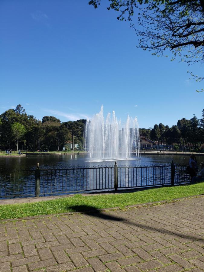 Lugar Encantador Com Patio, Proximo Ao Portico De Gramado Kültér fotó